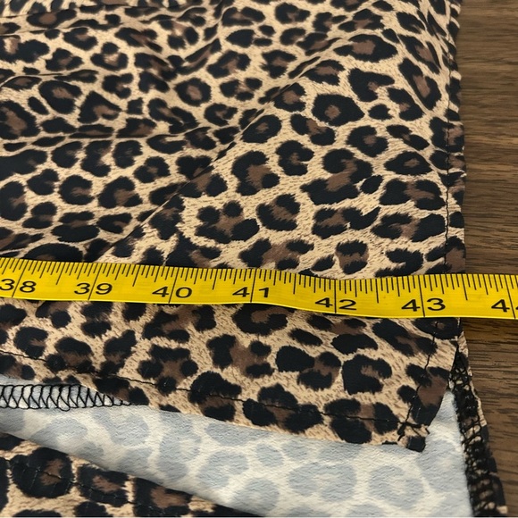 ❤️ NWT Never Fully Dressed Wrap Dress Brown Leopard Print Size Large UK 12 - Picture 11 of 12